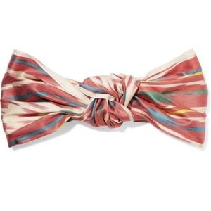 Jennifer Behr Marin Knotted Printed Silk Turban